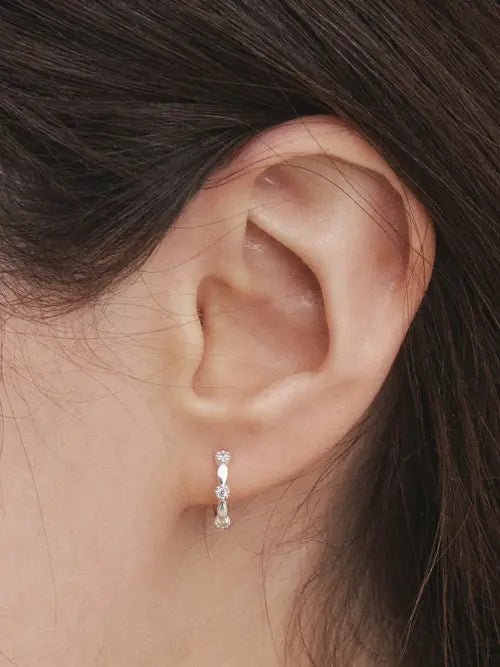 [ENGBROX] [silver925] sage cubic earring