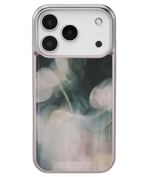 [DEARMYMUSE] Epoxy Dreamers Flower Silver iPhone/Galaxy Case / (epoxy) +맥세이프 dreamers flower silver 에폭시 아이폰 갤럭시 케이스
