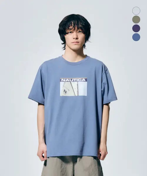 [NAUTICA] Sailing Breeze T-Shirt (4 Colors) / 세일링 브리즈 티셔츠(4colors) NTS5656