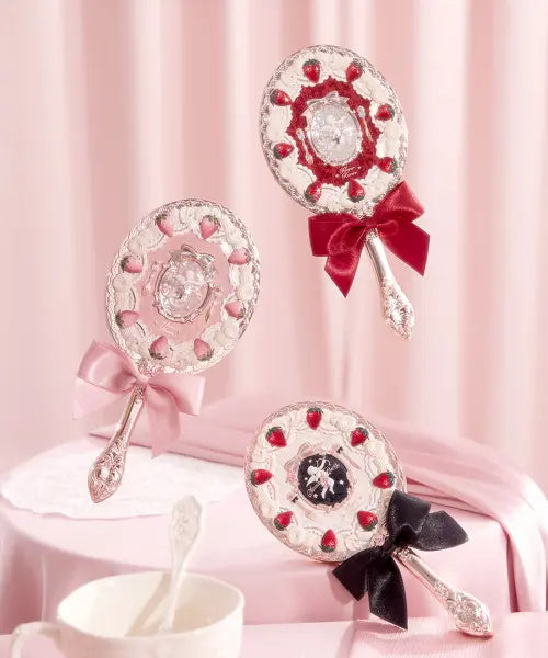 [FLOWERKNOWS] Strawberry Cupid Hand Mirror / 스트로베리큐피드 손거울