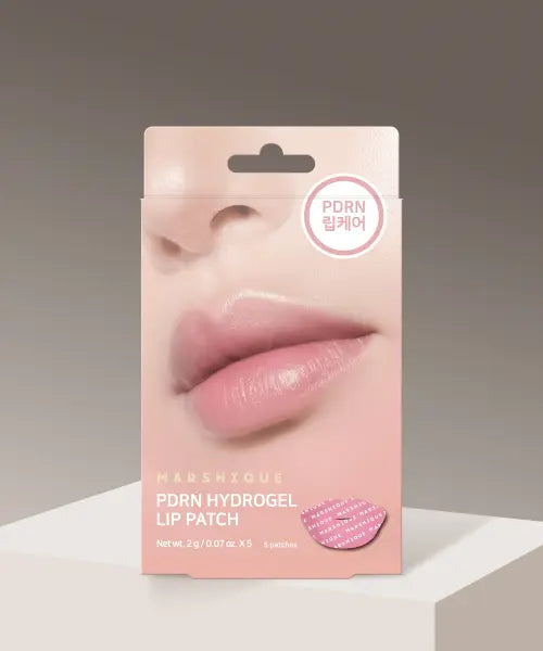 [MARSHIQUE] PDRN Hydrogel Lip Patch (5 Sheets) / 피디알엔 하이드로겔 립 패치 5매