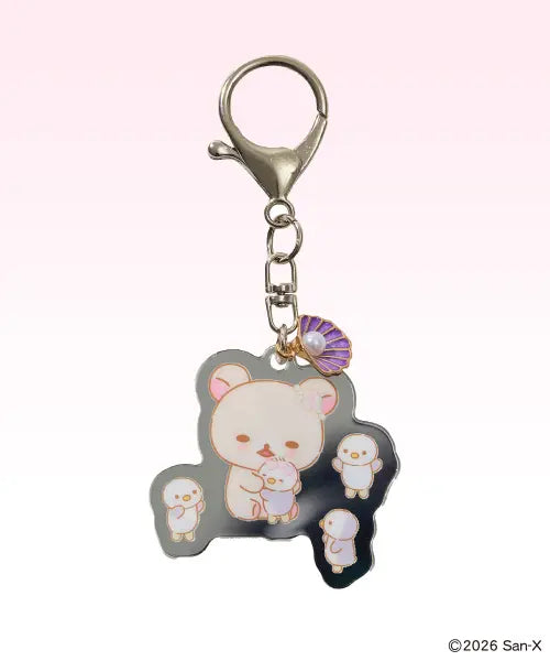[YOUHEE] [KORILAKKUMA] MIRROR KEYRING PURPLE
