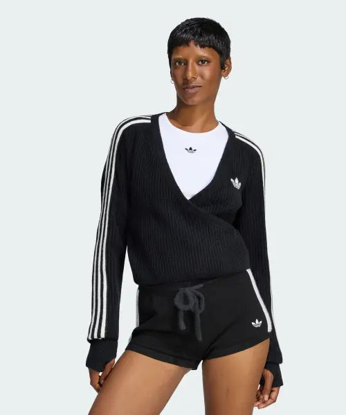 [ADIDAS] Knit Wrap Cardigan LD8933 / 니트 랩 어라운드 가디건 LD8933