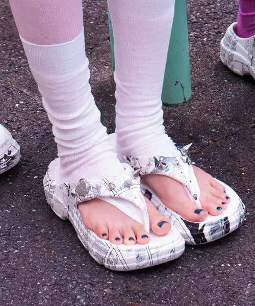 [ROCKFISH WEATHERWEAR] [× MOMENTEL] HAYDEN FLIPFLOP - WHITE
