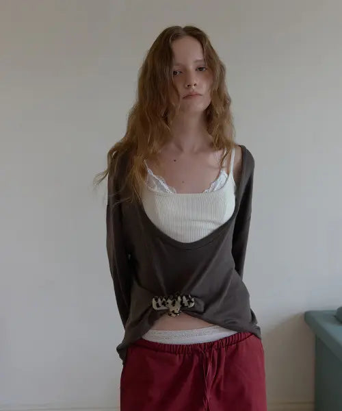 [APPAREL ARCHIVE] Bella soft sleeveless - Cream