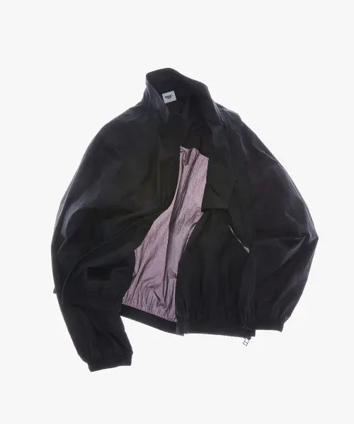 [WMC] UV Protection 2-Way Seard Stand Neck Jacket_BLACK / [UV 프로텍션] 2WAY 시어드 스탠넥 자켓_BLACK