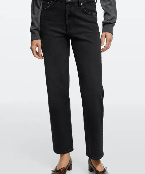 [MASSIMO DUTTI] High-Rise Crop Straight Fit Jeans / 하이라이즈 크롭 스트레이트 핏 진