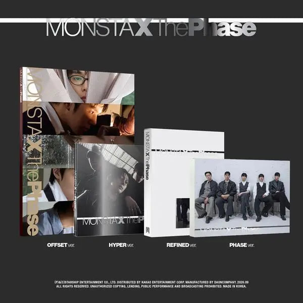 [MONSTA X] [4CD SET] MONSTA X - EP Album [The Phase]