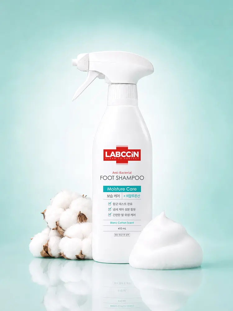 [Rapshin] Rapshion Antibacterial Foot Shampoo, Moisturizing, 410ml / 랩신 항균 풋샴푸 보습 410 ml