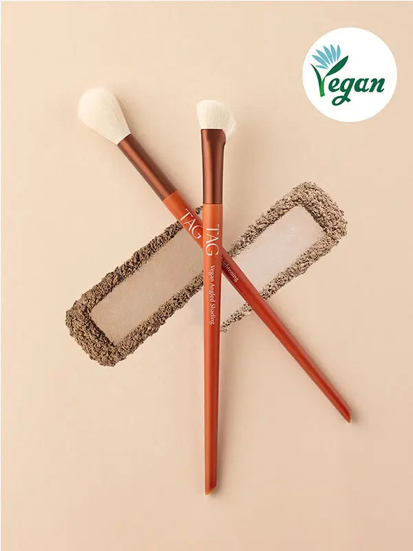 [Tag] TAG Vegan Detail Brush Duo (Brightening & Shading) / 태그 비건 디테일 브러쉬듀오 (브라이트닝＆쉐딩)