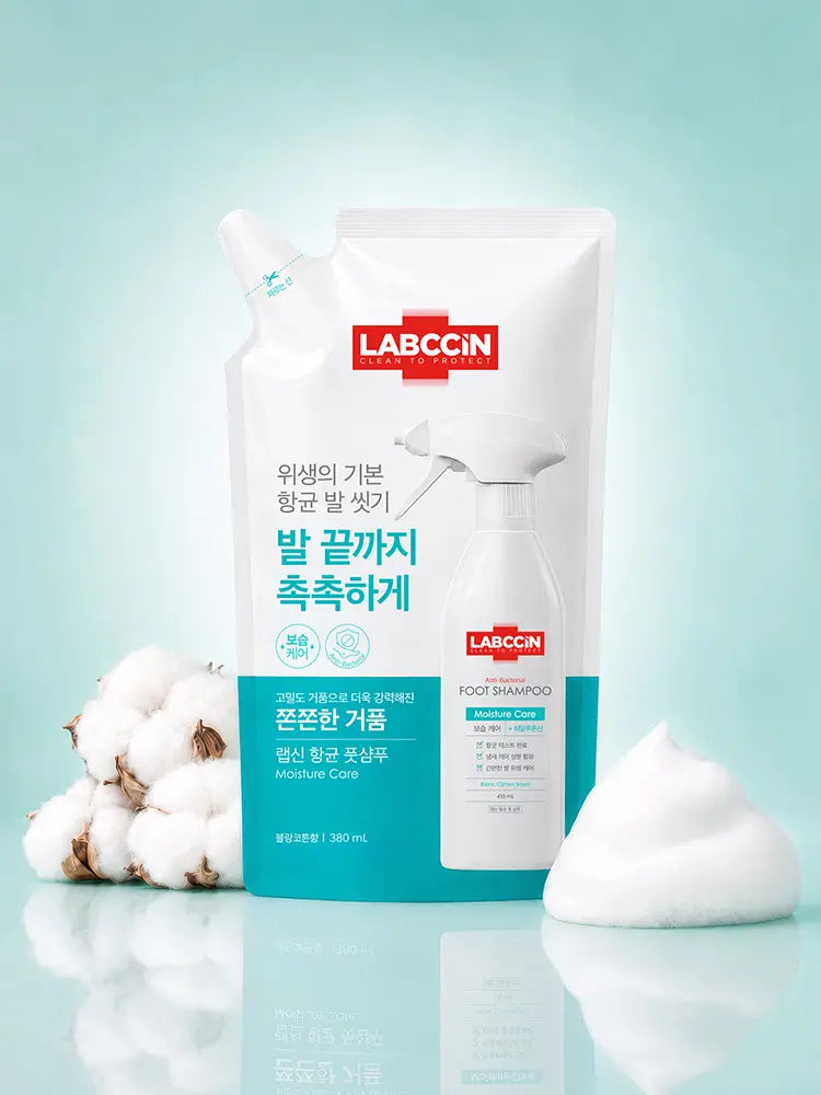 [Rapshin] Rapshion Antibacterial Foot Shampoo Refill, 380 ml / 랩신 항균 풋샴푸 보습 리필 380 ml
