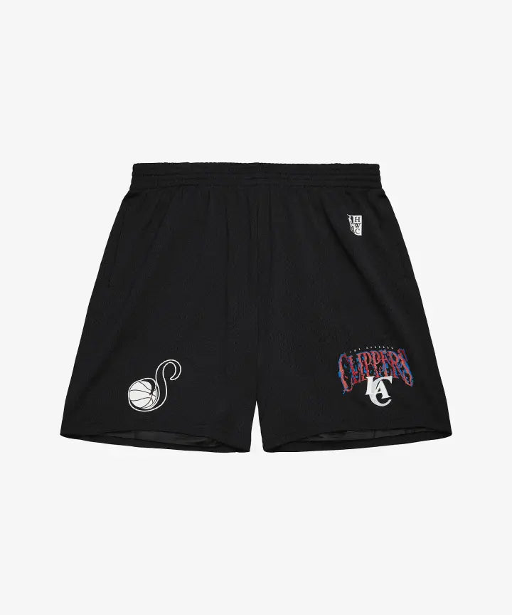[BTS] [SUGA X NBA] GLITCH SHORTS (CLIPPERS)