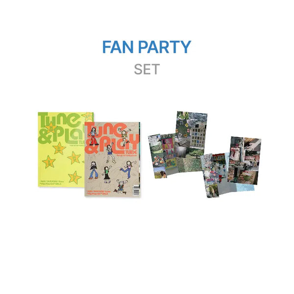 [TUIDE] [FAN PARTY] The 1st EP [TUNE & PLAY] (Set) +  (Weverse Albums ver.) (Set) Set