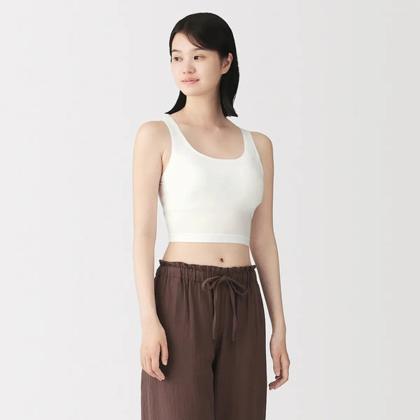 [MUJI] Soft Half Bra Tank Top / 보드라운 하프 브라 탱크톱