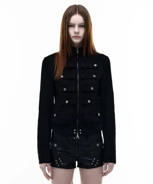 [OPUS 0012] Op. 03 Bonny Cotton Jacket Black