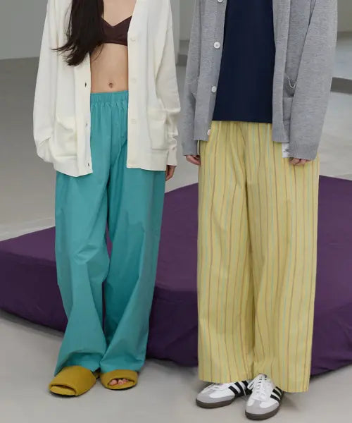 [MICHIKO LONDON KOSHINO] (Uni) Vivid One-mile Pants Mint blue / (Uni) 비비드 원마일 팬츠 민트 블루