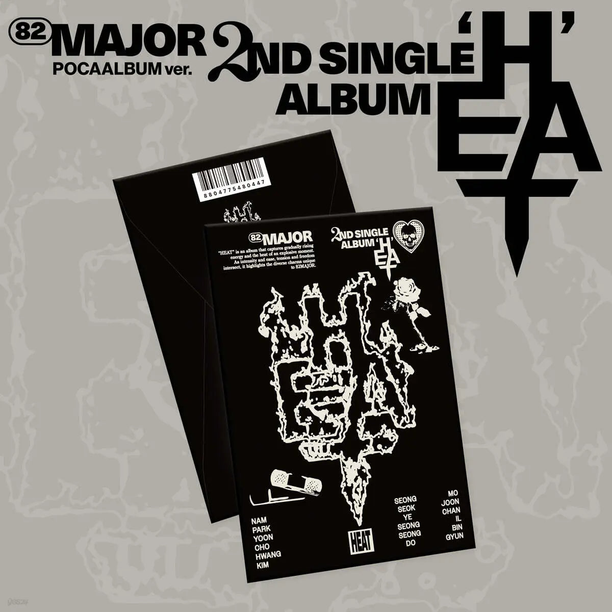 [82 May] 82MAJOR - Single Album Vol. 2: HEAT (POCA Ver.) / 82MAJOR (82메이저) - 싱글앨범 2집 : HEAT [POCA ver.]