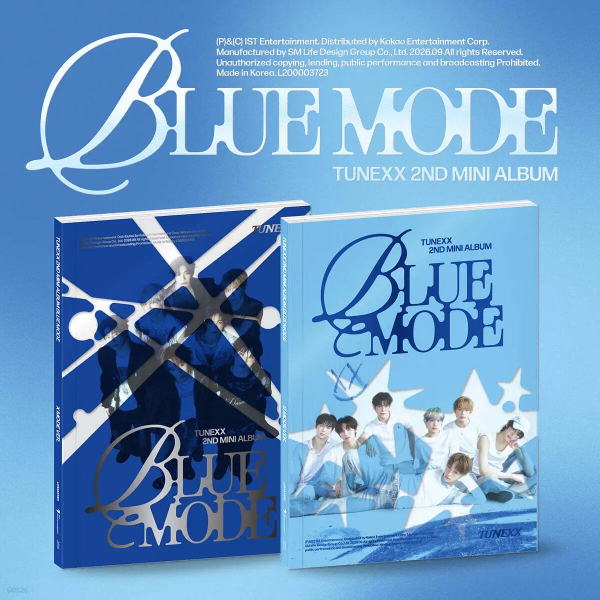 [Tunics] TUNEXX 2nd Mini Album: BLUE MODE [2 Version Set] / TUNEXX (튜넥스) - 미니앨범 2집 : BLUE MODE [2종 SET]