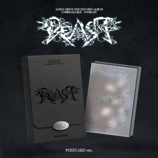 [Alpah Drive One] ALPHA DRIVE ONE - 2nd Mini Album 'UNBREAKABLE : 少年BEAST' [POSTCARD Ver.] / ALPHA DRIVE ONE - 미니앨범 2집 'UNBREAKABLE : 少年BEAST' [POSTCARD Ver.]