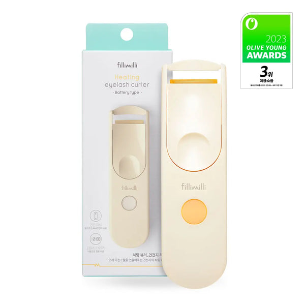 [Fillimilli] Filimili Heated Eyelash Curler (Battery Type) / 필리밀리 히팅뷰러 건전지 타입