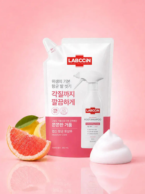 [Rapshin] Labsin Antibacterial Foot Shampoo Refill 380 ml / 랩신 항균 풋샴푸 리필 380 ml
