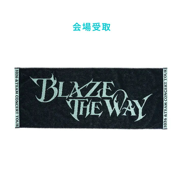 [&TEAM] [BLAZE THE WAY]JACQUARD FACE TOWEL