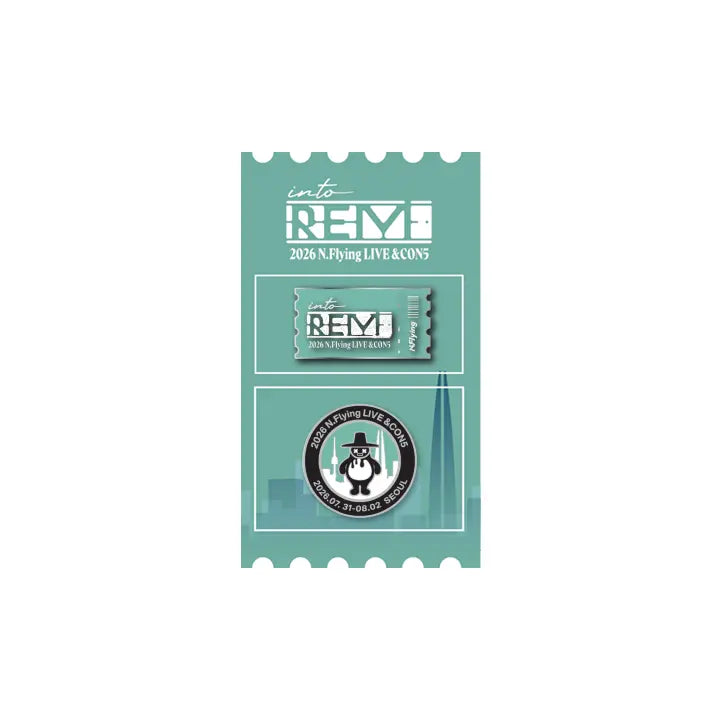 [N.Flying] METAL BADGE SET [SEOUL]