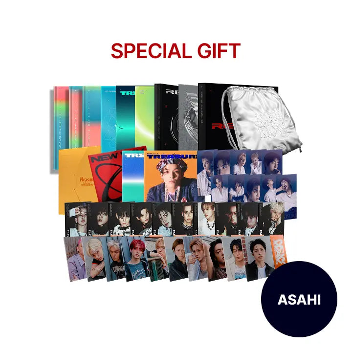 [TREASURE] [SPECIAL GIFT] TREASURE Discography SET (ASAHI)