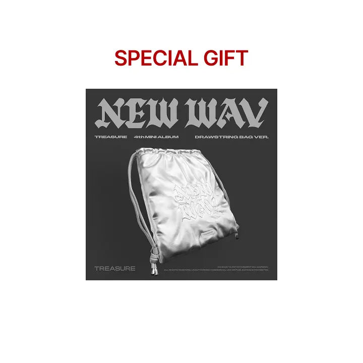 [TREASURE] [SPECIAL GIFT] 4th MINI ALBUM [NEW WAV] DRAWSTRING BAG VER. (Limited Edition)