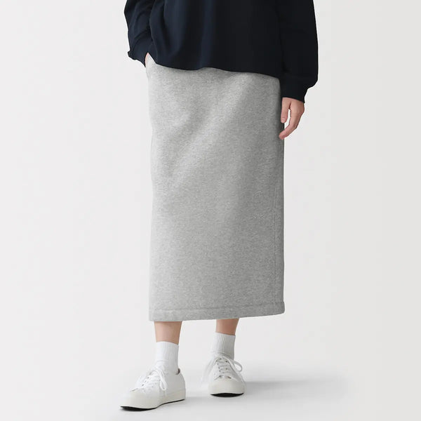[MUJI] Sweat Straight Skirt / 스웨트 스트레이트 스커트