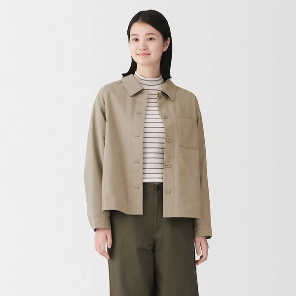 [MUJI] Ansoms Water-Repellent Shirt Jacket / 안솜 발수 셔츠 재킷