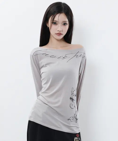 [LUVISTRUE] RL WING LONG SLEEVE(BEIGE)