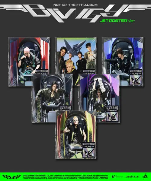 [WHOSFAN STORE] NCT 127 Official Album [BLINGY] (JET Poster Ver.) / NCT 127 정규 7집 [BLINGY] (JET Poster Ver.)