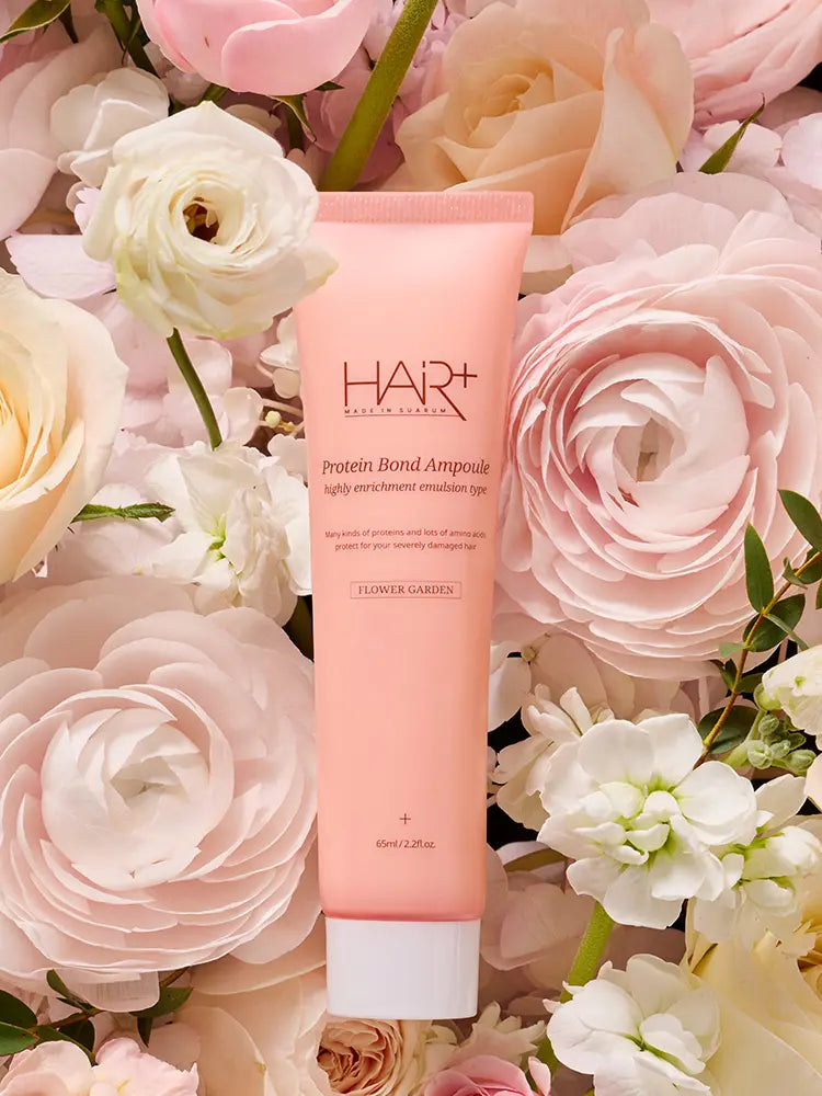 [Hairplus] Hair Plus Protein Bond Ampoule Essence, Flower Garden Scent, 65ml / [손상모발]헤어플러스 단백질 본드 앰플 에센스 플라워 가든 65 ml