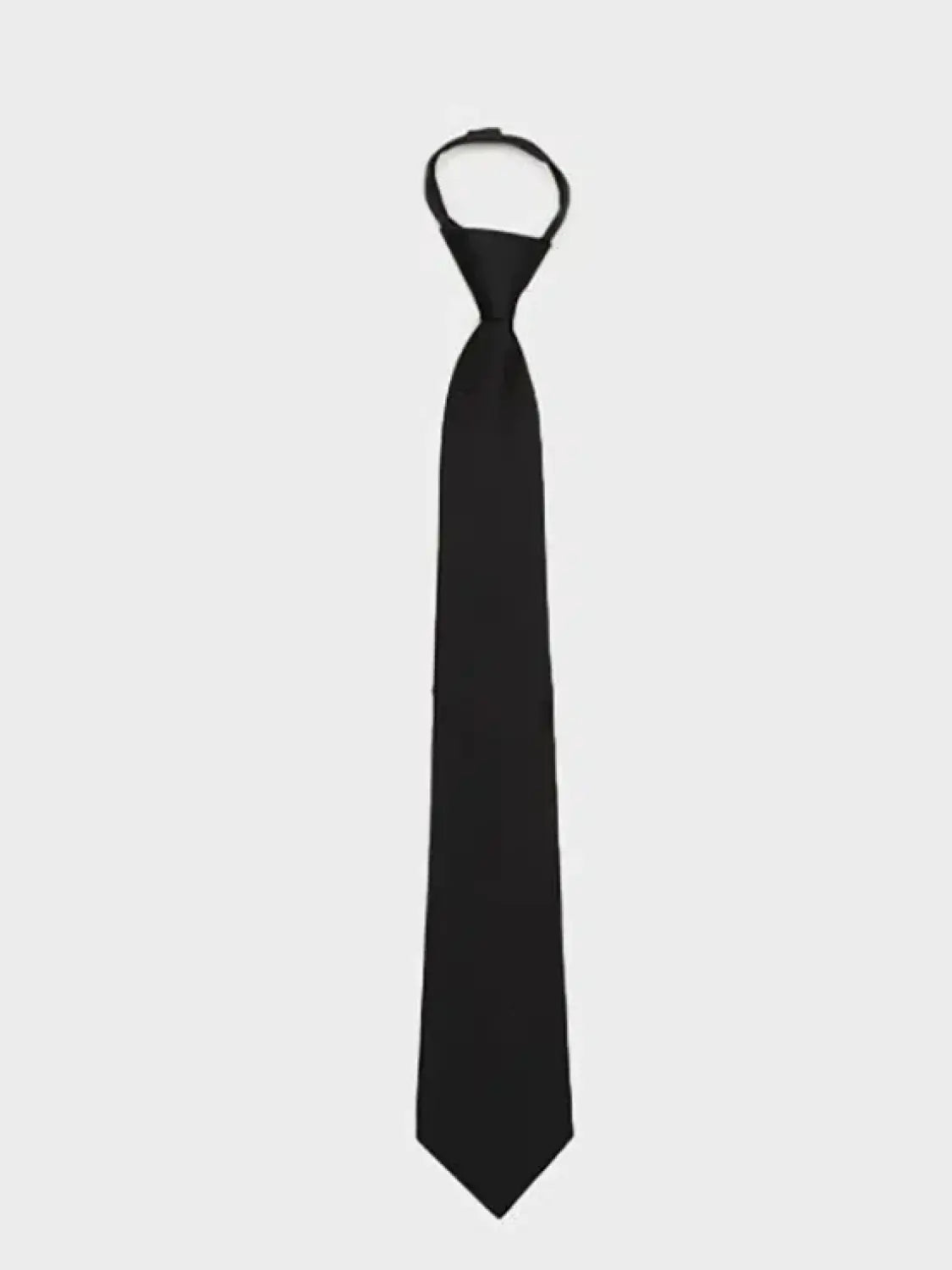 [DAISO] Zipper Tie (Black) / 지퍼 넥타이 (블랙)