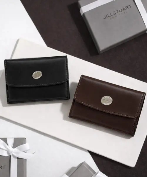 [JILLSTUART ACC] [OR] Calf Leather Flap Card Wallet (2 Colors) / [OR] 오르 소가죽 플랩카드지갑 2color