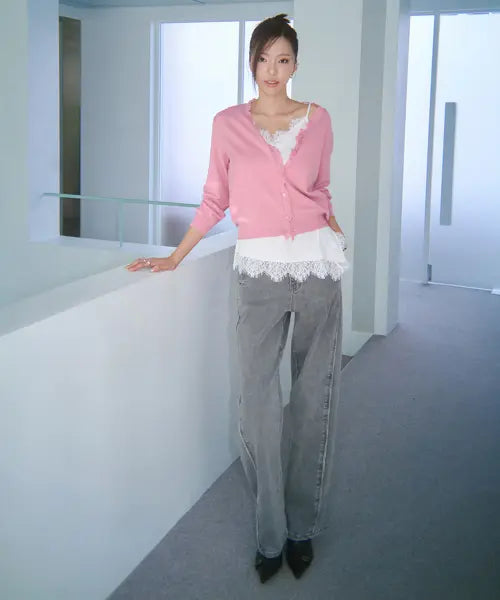 [THEATG] 26FW Fringe Track Curved Denim / 26FW 프린지 트랙 커브드 데님