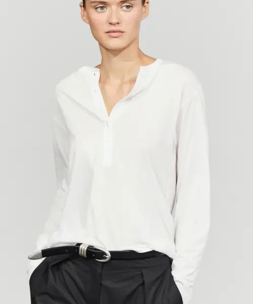 [MASSIMO DUTTI] 100% Cotton Long Sleeve T-Shirt / 100% 코튼 긴소매 티셔츠