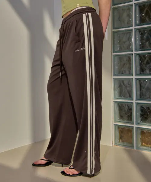 [BITTERCELLS] Finn Mesh Track Pants-Brown / 핀 메쉬 트랙 팬츠-브라운