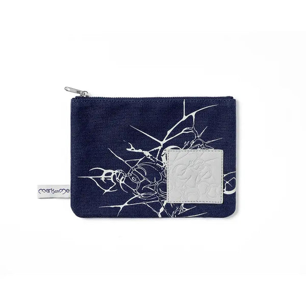 [&TEAM] LEATHER PATCH POUCH