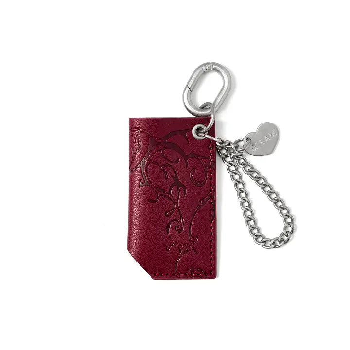 [&TEAM] LEATHER LIP BALM POUCH