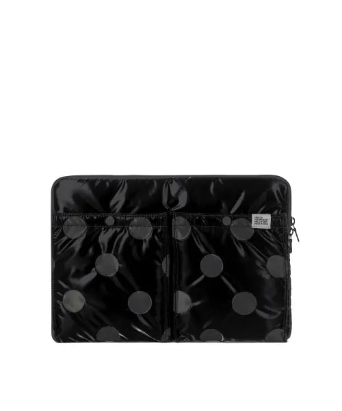 [SWEETCH] CITY BOYS LAPTOP CASE Glossy Black Polka Dot
