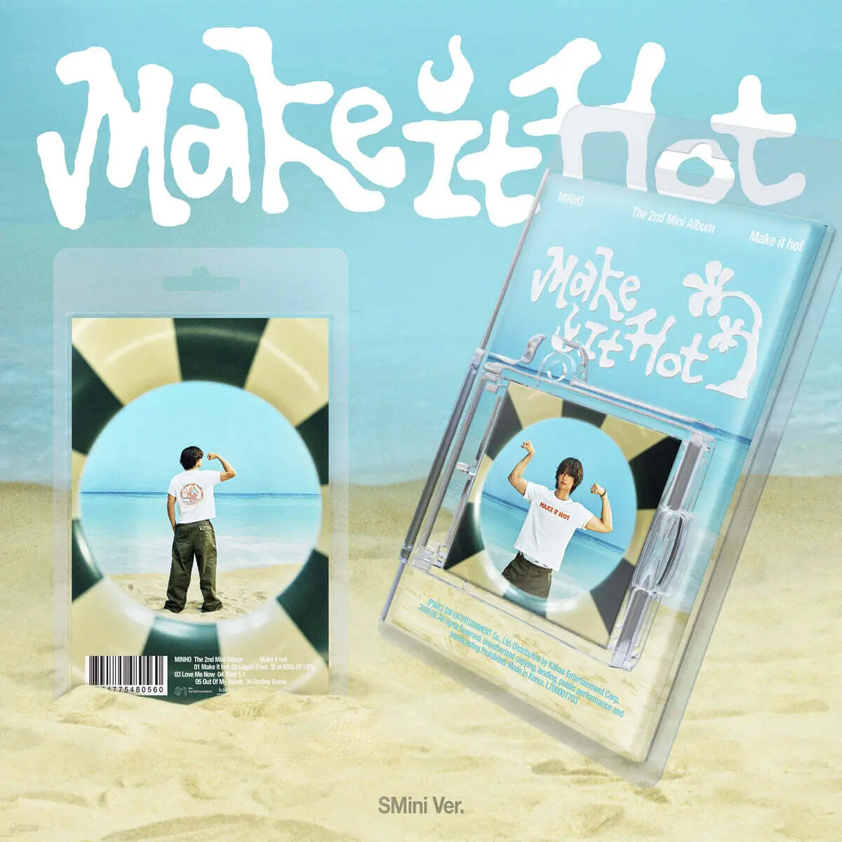 [MINHO] MINHO - 2nd Mini Album: Make it hot (SMini Ver.) / 민호 (MINHO) - 미니앨범 2집 : Make it hot [SMini Ver.](스마트앨범)