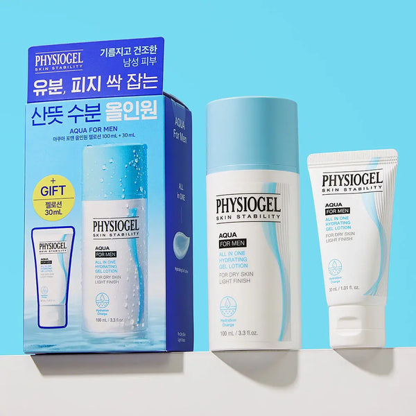 [physiogel] Physiogel Aqua For Men Oil Cut All-in-One 100ml / 피지오겔 아쿠아 포맨 오일컷 올인원 100ml (단품/기획)