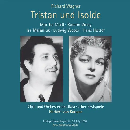 [K-Pop] Wagner: Tristan und Isolde (1952 Bayreuth Live Performance) - Herbert von Karajan / TRISTAN UND ISOLDE/ HERBERT VON KARAJAN [바그너: 트리스탄과 이졸데 (1952년 바이로이트 실황)]