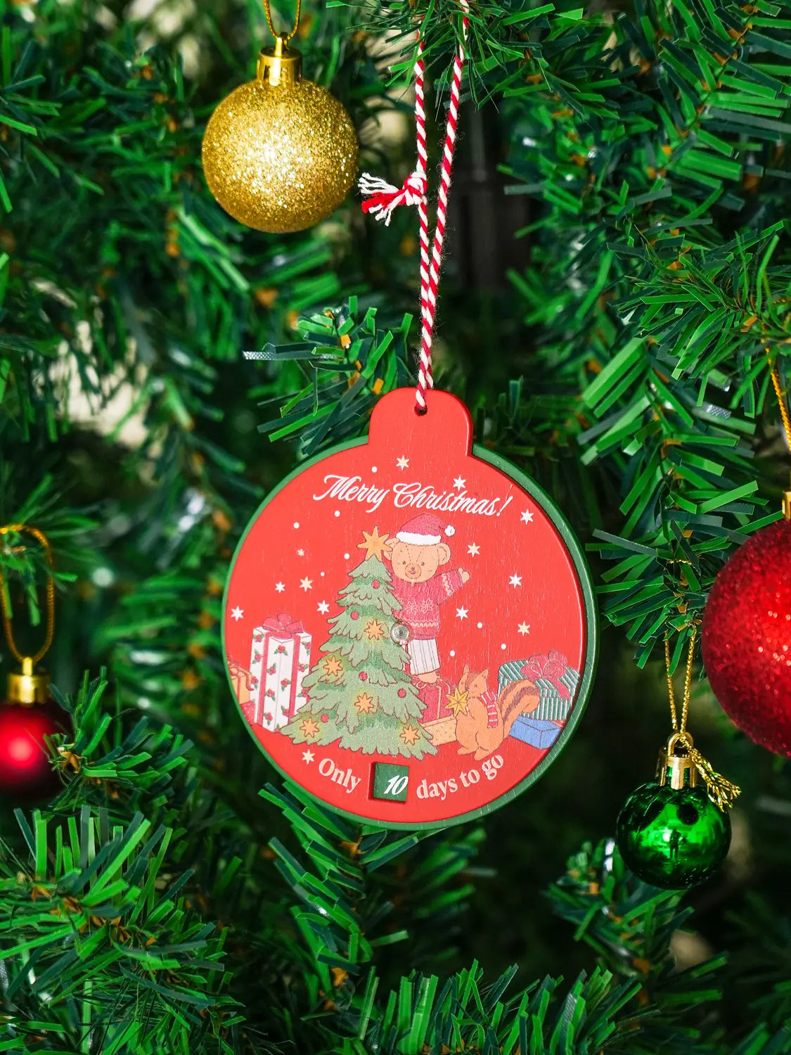 [DAISO] Christmas at Home Wooden Hanging Ornament / 크리스마스앳홈 목재 걸이 장식 디자인