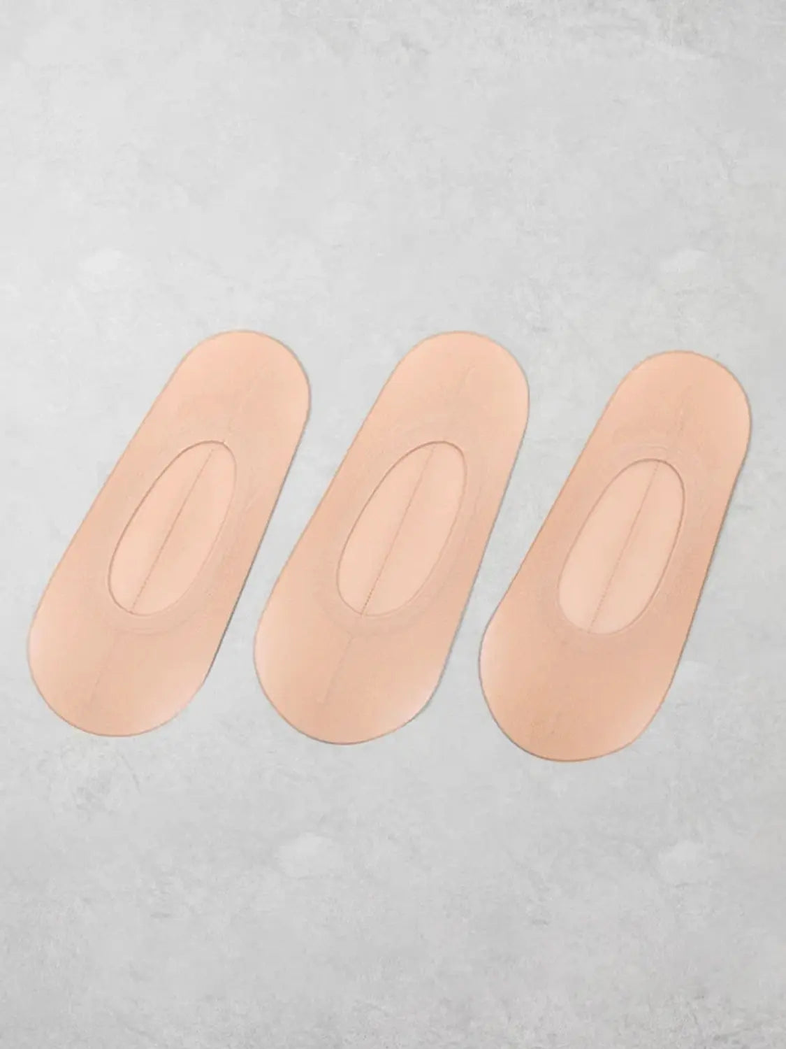 [DAISO] Women's Beige No-Show Socks (3 Pairs) / 여성 스타킹 덧신 베이지 3켤레