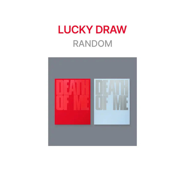 [EVAN] [LUCKY DRAW] 1st Mini Album 'DEATH OF ME' (Random)