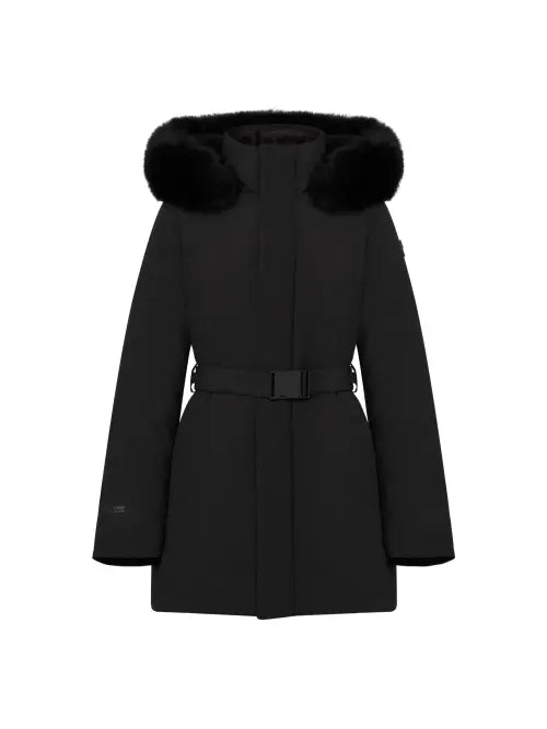 [EIDER] La Reine Women's Cashmere Blend W/S Middle Down Jacket_Black / La Reine (라헨느) 여성 캐시미어 블렌드 W/S 미들 다운 자켓_Black