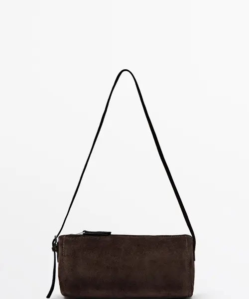 [MASSIMO DUTTI] Split Suede Leather Crossbody Bag / 스플릿 스웨이드 레더 크로스백
